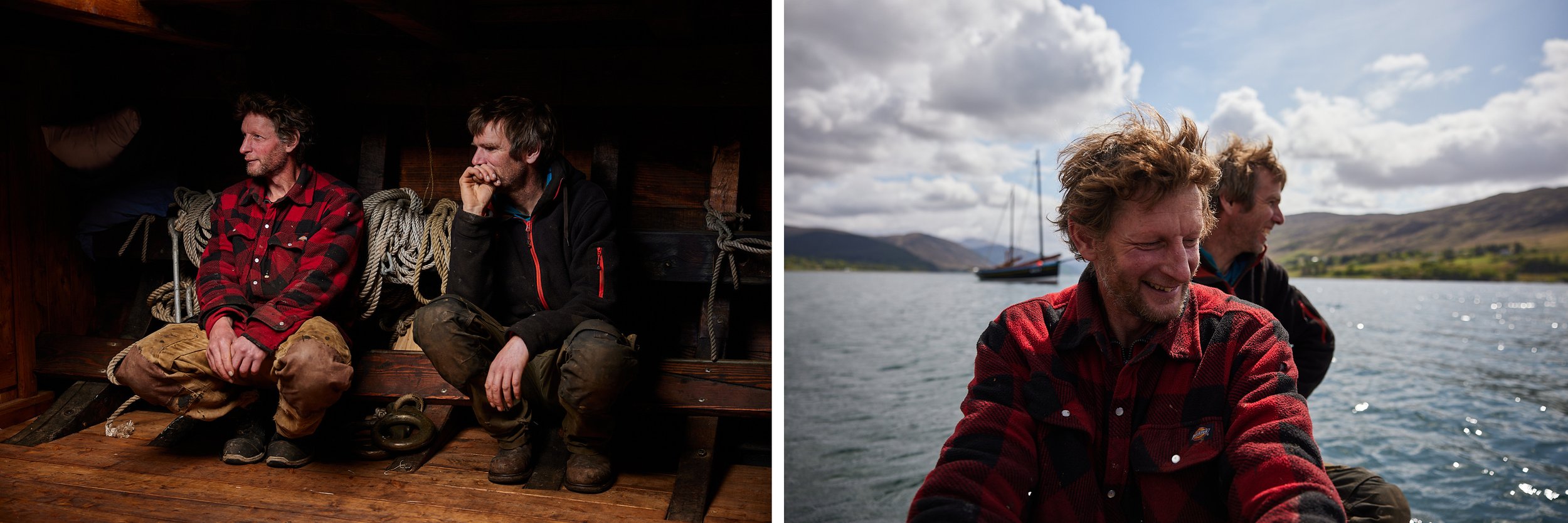   “I've been friends with Dan and Tim for 10 years. I pass by their boat-building yard multiple times a year on my way to catch ferries in the hunt for surf.“  