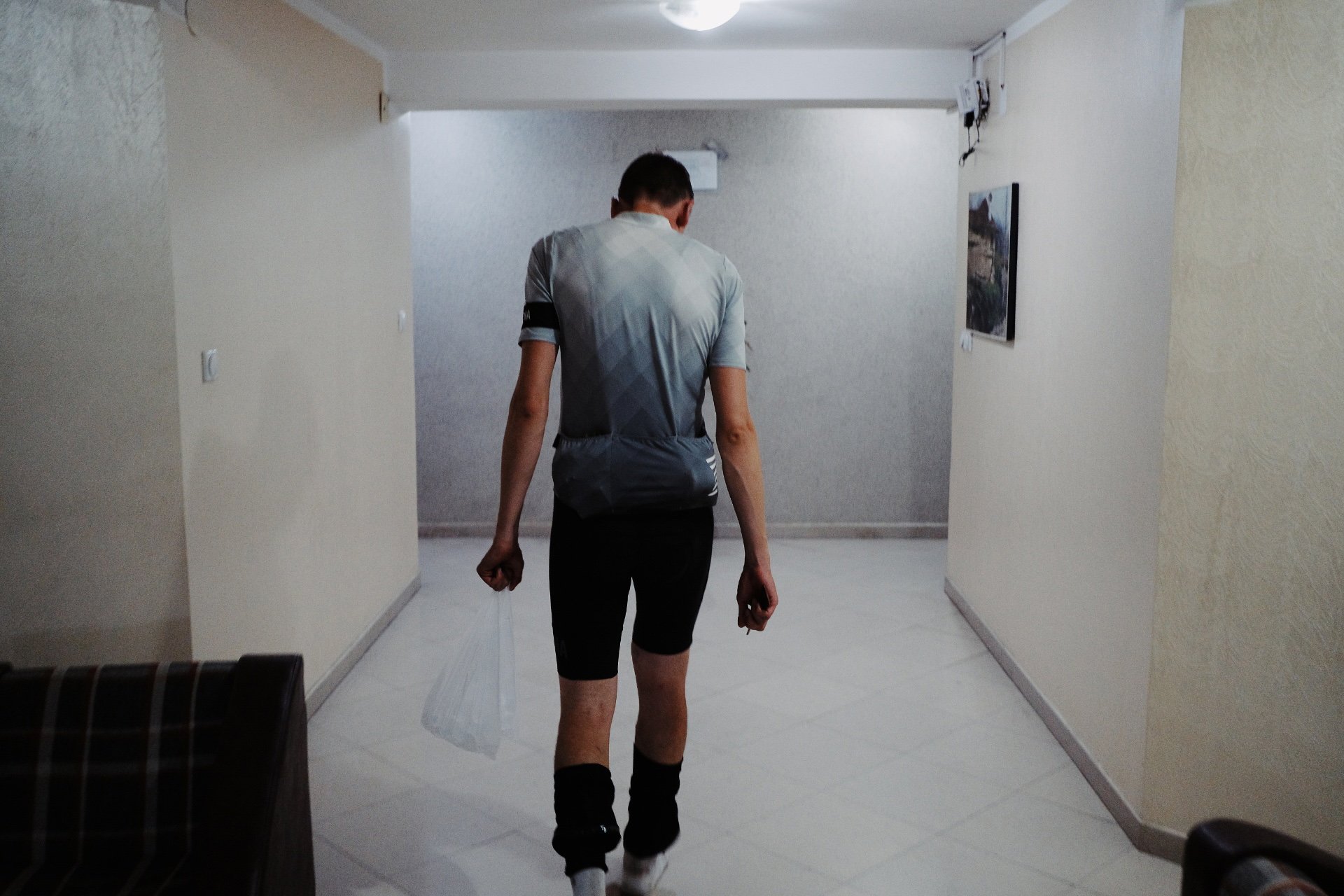   “And sometimes you have to follow the cyclist carrying two bags of ice to their hotel room” - James  